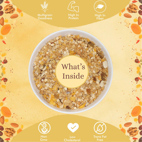 UNIFIT Muesli with Honey| Raisins & Almonds