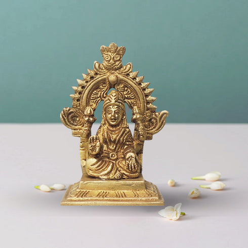 Brass Laxmi Ji Statue 0.21Kg