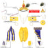Raj Fancy Dresses Krishna Dress for Kids, Baby Krishna Dress for Janmashtami with Krishna Mukut