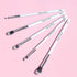 Praush Omni Nude Eyeshadow Palette + Eye Brush Set (5 pcs) Bundle