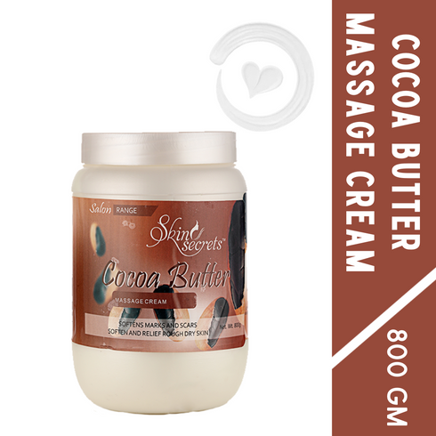 Skin Secrets Cocoa Butter Massage Cream with Cocoa Powder