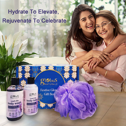 Globus Naturals Mother's Glow & Skin Nourishment Gift Box Set of 2