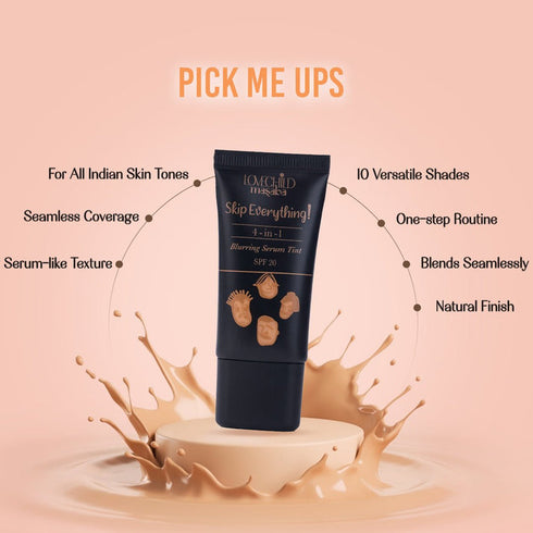 LoveChild Delicate Darling | Skip Everything Blurring Serum Skin Tint Without Brush
