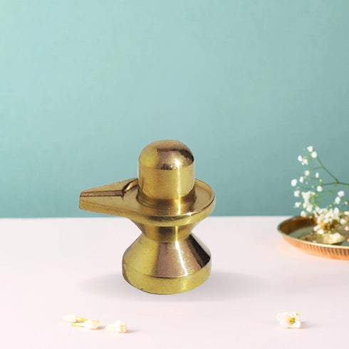 Brass Shivling Statue 0.1Kg