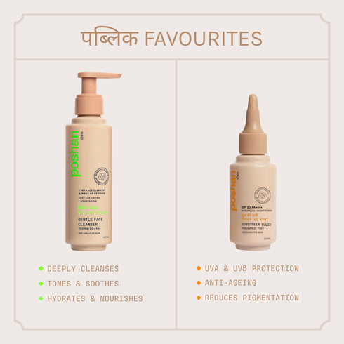 Poshan Skincare Dhoop Si Roshni Routine