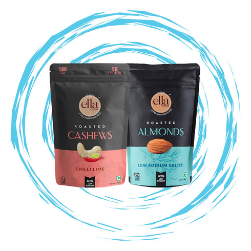 Ella Foods Chilli Lime Cashews & Salted Almonds