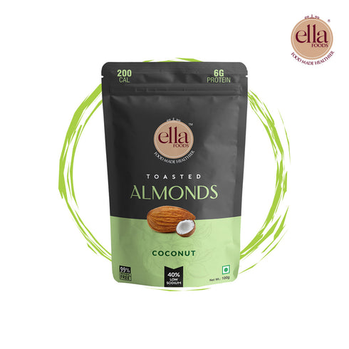 Ella Foods Coconut Toasted Almonds & Chilli Lime Cashews