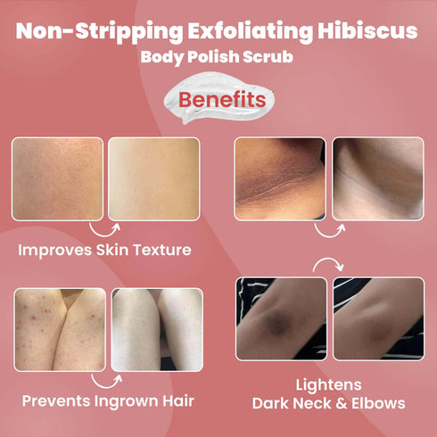 Wild Oak Non-Stripping Exfoliating Hibiscus Body Polish Scrub
