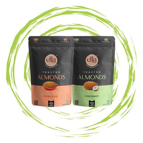 Ella Foods Peri Peri Almonds & Coconut Toasted Almonds