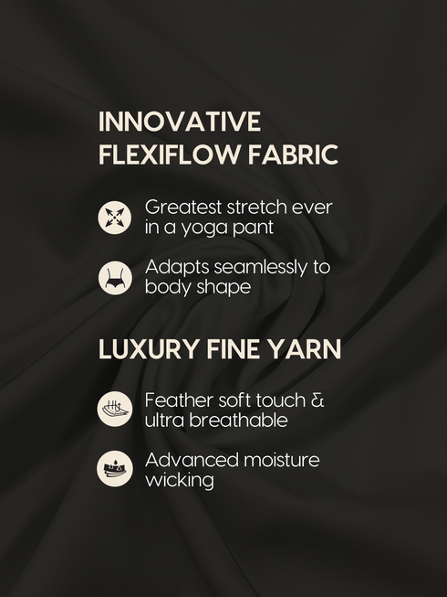 Wiselife Active Fitted Leggings (Black)