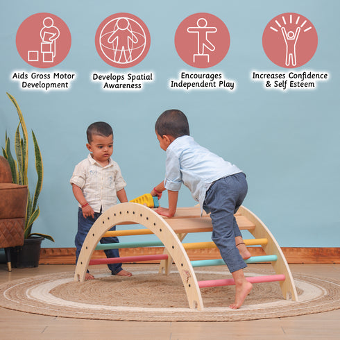 Ariro Toys Pikler Climbing Arch - Semi Colored
