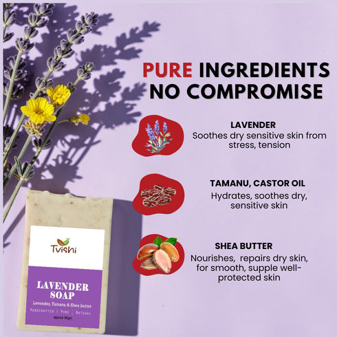 Tvishi Skincare Lavender Soap