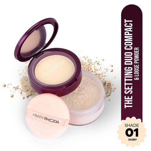Hilary Rhoda The Setting Duo Compact & Loose Powder