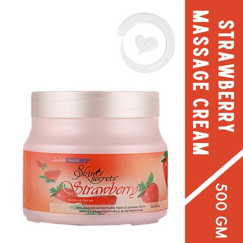 Skin Secrets Strawberry Massage Cream with Strawberry Extract