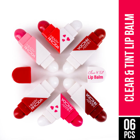 Hilary Rhoda Clear & Tint Lip Balm(Set of 6)