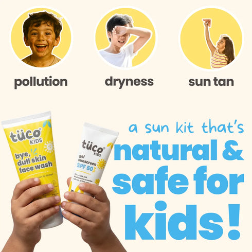 Tuco Sun Care Kit Dull Skin Facewash + Gel Sunscreen SPF 50