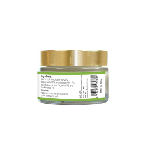 Natuur Deodorant Cream Myrrh & Frankincense 50g