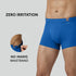 XYXX Traq Silver Cotton Trunks Horizon Blue