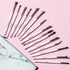 Praush Omni Nude Eyeshadow Palette + Eye Brush Set (15 pcs) Bundle