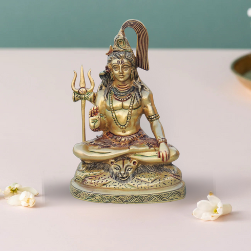 Brass Shiv Ji Statue 2Kg