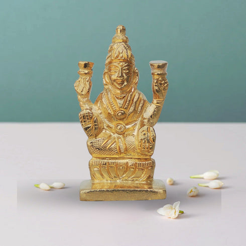 Brass Laxmi Ji Statue 0.1Kg