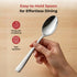 Vinod Aero Stainless Steel Baby Spoon Set of 12 Piece Heavy Gauge Steel Mirror Finish Rust Free Tough Strong and Durable