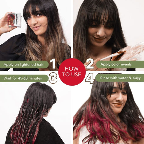 Paradyes Rubra Red Semi-Permanent Hair Color