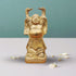 Brass Laughing Buddha Plain Statue 1.44Kg