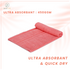 Wiselife Bath Towel 500 GSM (Coral Red)