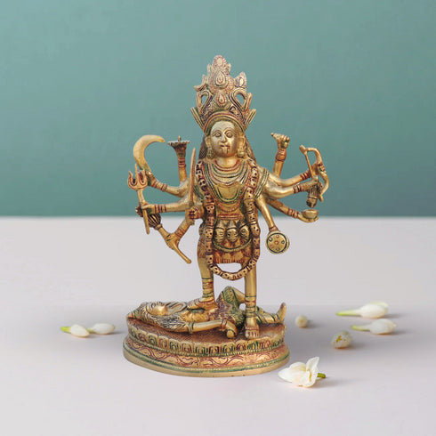 Brass Kali Maa Statue 2.8Kg
