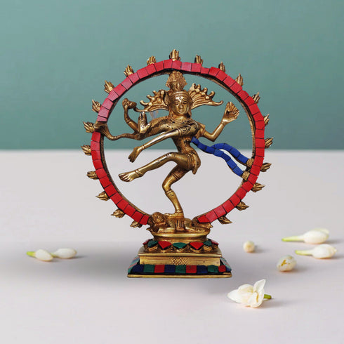Brass Nataraj Statue 1.04Kg