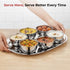 Vinod Stainless Steel Maharaja Bowl Set of 6 Pieces 150 ml Highest Grade Steel Tough and Strong Build Easy to Clean