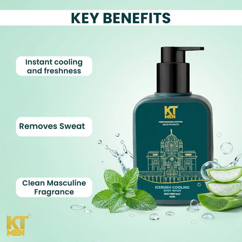 KT Men Cocktail 2 edition Ice Rush Cooling Body Wash