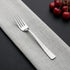 Vinod Stainless Steel Aero Hammered Baby Fork Table Fork Set of 12 Heavy Gauge Stainless Steel Rust Free Mirror Finish Durable and Dishwasher Safe