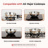 Vinod Doniv Titanium Triply Stainless Steel Tasla 20 cms 1.65 Liter Capacity Induction Friendly