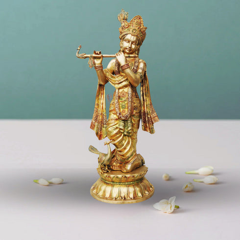 Brass Krishan Idol 22.5Kg