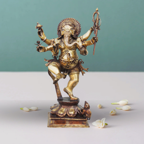 Brass Ganesh Ji Statue 19Kg