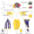 Raj Fancy Dresses Baby Krishna Dress for Janmashtami with Krishna Mukut