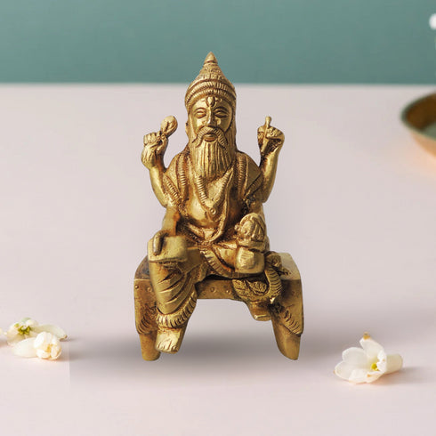 Brass Vishwakarma Statue 0.4Kg