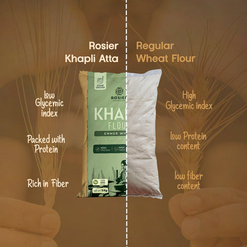 ROSIER Khapli Emmer Wheat Atta