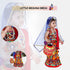 Raj Fancy Dresses Radha and Krishna Radha Ji| Yellow| Heavy Mythological Character Costume