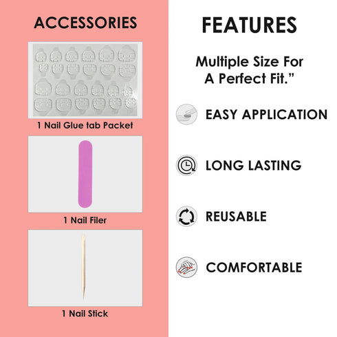 Shills Professional French Nails Squoval(SPN721-SPN733)