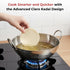 Vinod Claro Heavy Gauge Stainless Steel Plain Kadai 2.5 mm 600 ml