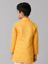 Ramraj Cotton Boys Fantastic Kurtha Full Sleeves Yellow FS1