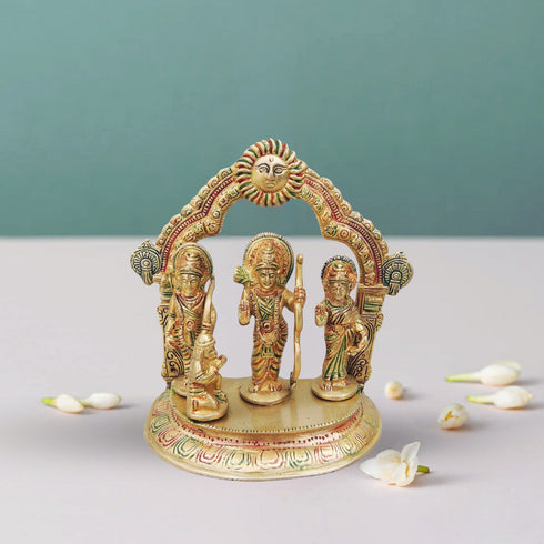 Brass Ram Dharbar Statue 1.645Kg