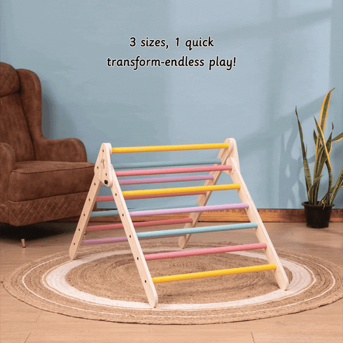 Ariro Toys Pikler Triangle - Semi colored