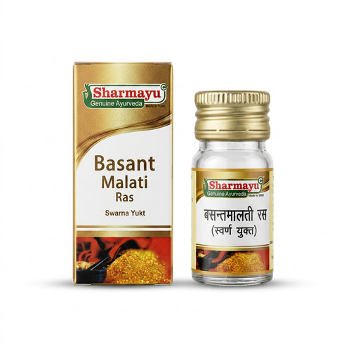 Sharmayu Ayurveda Basant Malati Ras Swarna Yukt