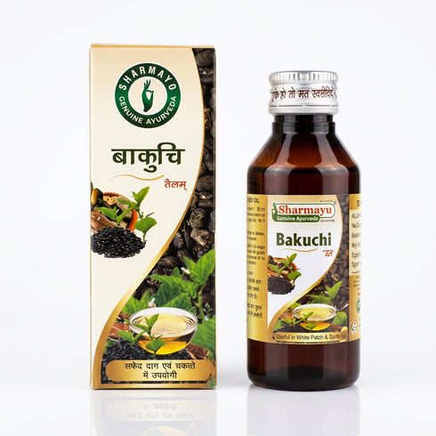 Sharmayu Ayurveda Bakuchi Tel