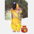 Raj Fancy Dresses Baby Krishna Dress Pagri| Flower Dress for Janmashtami