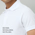 XYXX Nova Combed Cotton Polo T-shirts Polar White